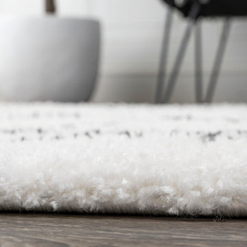 Cami Moroccan Style Diamond Shag Area Rug